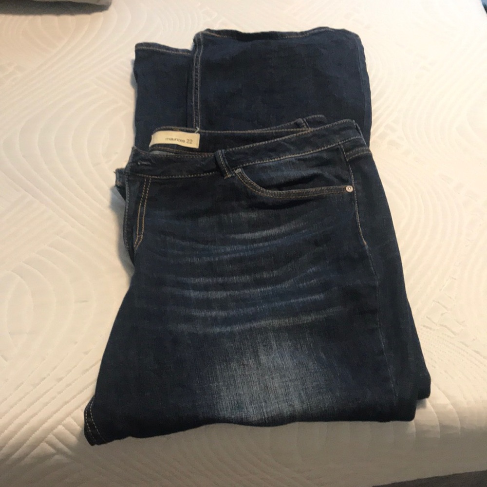 Size 22 Maurice boot cut jeans